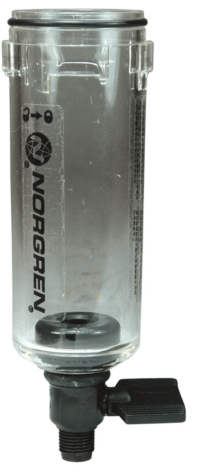 4266-52RF by Dixon Valve | Series 1 | Filter Bowl | Transparent Bowl with Semi-Automatic Drain | Used On F72 Series 1 Filters