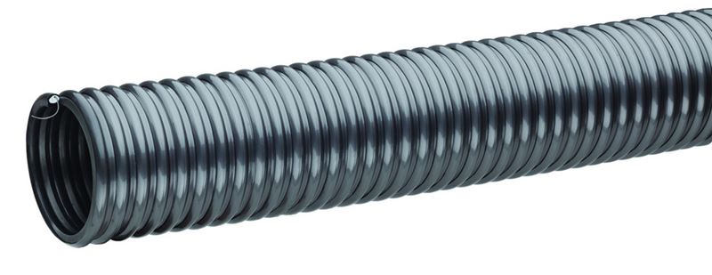 STIG250X100 Tigerflex® Silver Tiger™ by Kuriyama | STIG™ Series | Extremely Heavy-Duty Material Handling Hose | with Grounding Wire | PVC & Polyurethane | 2-1/2" ID | 3.04" OD | 100ft Length