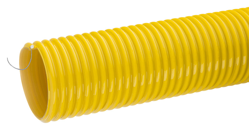 AMPH-SLR600X100 Tigerflex® Amphibian™ SOLARGUARD™ by Kuriyama | AMPH-SLR™ Series | Heavy Duty Wet or Dry Material Handling Hose with High UV Resistance | PVC & Polyurethane | 6" ID | 7.00" OD | 100ft Length