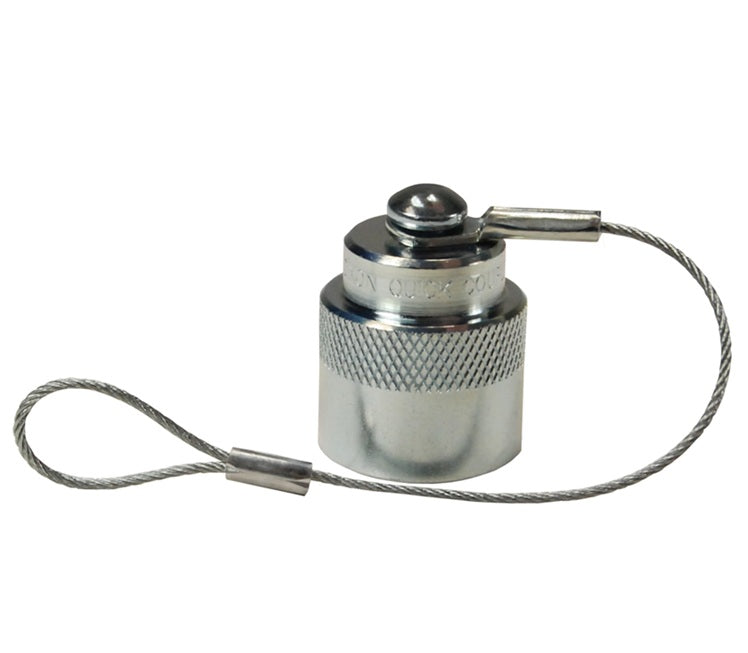 T3DC by Dixon Valve | Hydraulic Quick Disconnect Coupling | T-Series | Rigid Dust Cap | Fits 3/8" Body Size | Steel