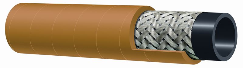 T140AK300X100 Alfagomma by Kuriyama | T140AK Series | Compressed Air Hose | 3" ID | 3.54" OD | 450 PSI | Yellow | 100ft Length