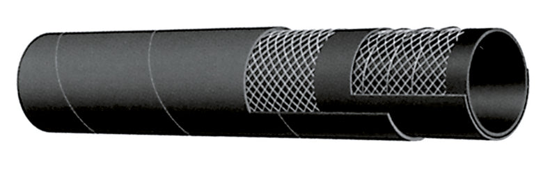 T223AA250X100 Alfagomma by Kuriyama | T223AA Series | Heavy Duty Suction & Discharge Water Hose | 2-1/2" ID | 3.03" OD | 300 PSI | Black | 100ft Length