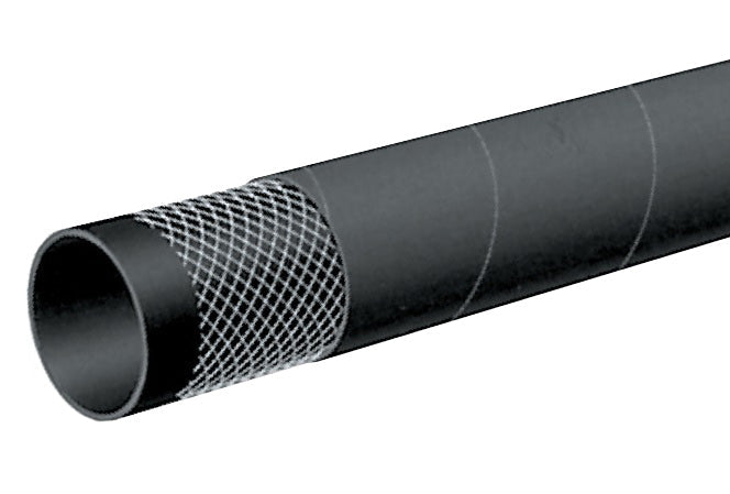 T253AA1200X50 Alfagomma by Kuriyama | T253AA Series | Layflat Water Discharge Hose | 12" ID | 12.56" OD | 150 PSI | EPDM | Black | 50ft