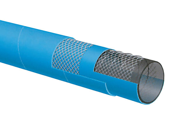 T509OE150X100 Alfagomma by Kuriyama | T505OG Series | UHMWPE Acid / Chemical Suction & Discharge Hose | 1-1/2" ID | 1.97" OD | 240 PSI | Blue | 100ft Length