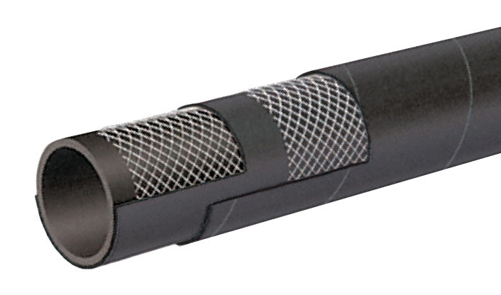 T757AA200X100 Alfagomma by Kuriyama | T757AA Series | Plaster & Concrete Hose | 2" ID | 2.64" OD | 600 PSI | Black | 100ft Length
