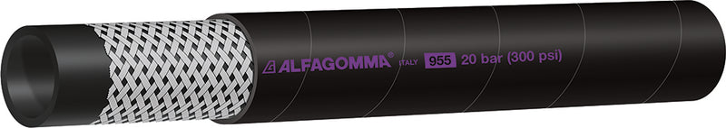 T955AA050X50 Alfagomma by Kuriyama | T955AA Series | Dispensing Hose for Diesel Exhaust Fluids (DEF) | 1/2" ID | 0.91" OD | 300 PSI | Black | 50ft Length