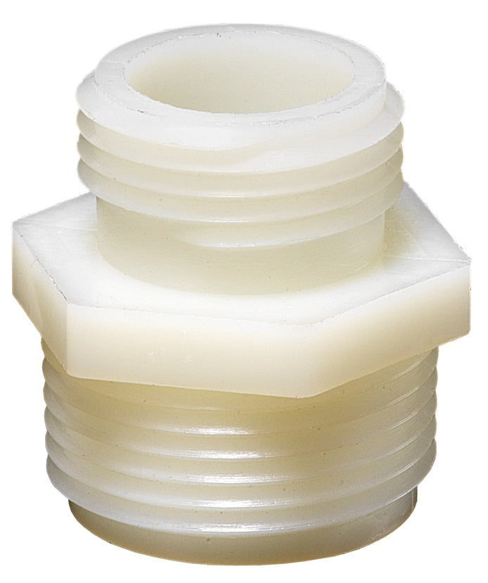 TA776 by Dixon Valve | Tuff-Lite® | Garden Hose Adapter | 3/4" Male GHT x 3/4" Male NPT | Nylon
