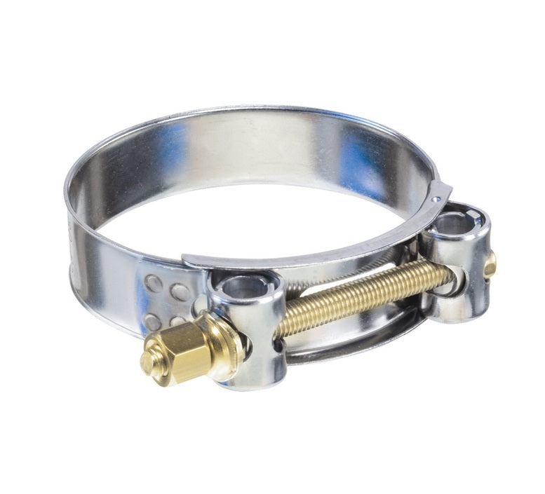 TBC-SSC079 by Kuriyama | Heavy Duty T-Bolt Hose Clamp | 2-29/32" to 3-3/16" Size Range | 15/16" Band Width | 304 Stainless Steel & Plated Carbon Steel