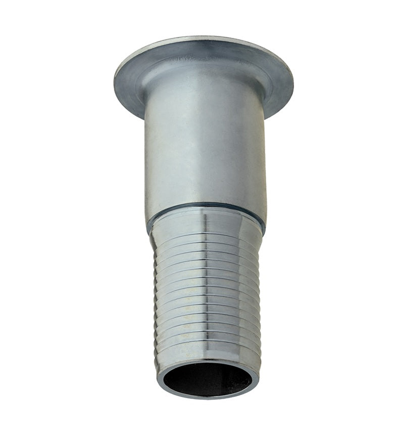 TBN150 by Kuriyama | TBN Series | Combination Hose Nipple | 1-1/2" Turn Back x 1-1/2" Hose Barb | Zinc Plated Steel