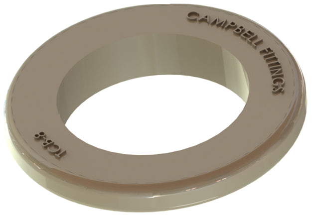 TCB-10 by Campbell Fittings | Sanitary Tri-Clamp Gasket | 2-1/2" Hose Size | Silicone