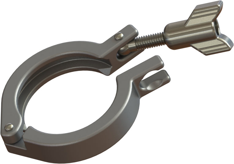 TCC-6 by Campbell Fittings | Sanitary Tri-Clamp | Heavy Duty | Single Pin | 1" - 1-1/2" Hose Size | 304 Stainless Steel