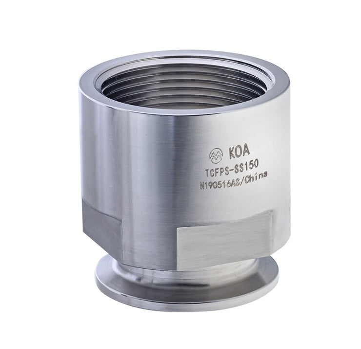 TCFPS-SS200 by Kuriyama | TCFPS-SS Series | Sanitary Adapter | 2" Tri-Clamp End x 2" Female NPT | 316 Stainless Steel