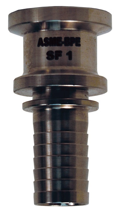 TCMR-T08 by Dixon Valve | True I.D. PTFE Hose Fitting | Mini Sanitary Tri-Clamp | 1/2" Size | 316 Stainless Steel