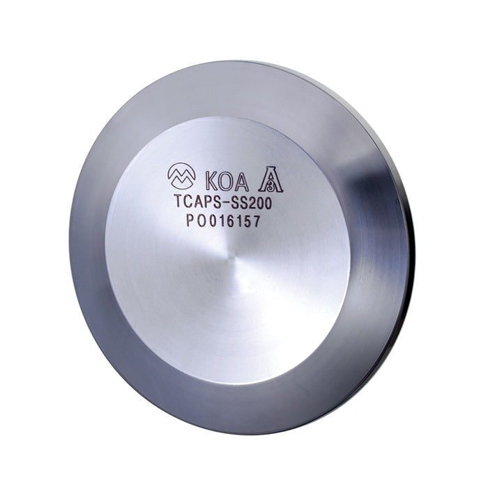 TCSC-SS300 by Kuriyama | TCSC-SS Series | Sanitary Tri-Clamp End Cap | Fits 3" Fitting End Size | 3" Cap End Size | 316 Stainless Steel