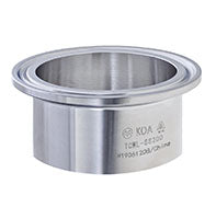 TCWL-SS050 by Kuriyama | TCWL-SS Series | Sanitary Adapter | 1/2" Tri Clamp End x 1/2" Weld End | Long | Straight | 316 Stainless Steel