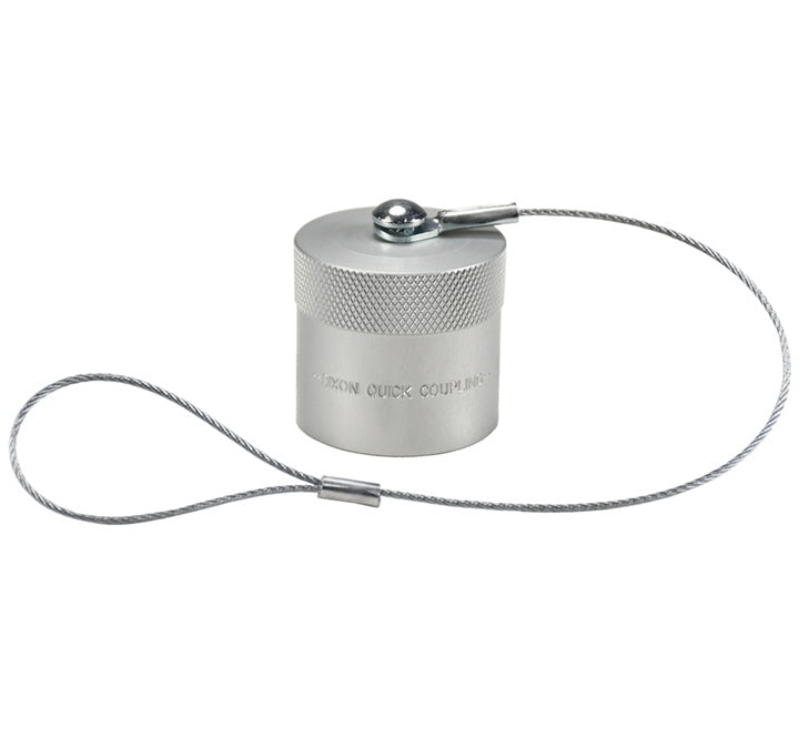 TD4DC-A by Dixon Valve | Hydraulic Quick Disconnect Coupling | TD-Series | 15K Dust Cap | Fits 1/2" Body Size | 1/2" Male NPTF | Aluminum