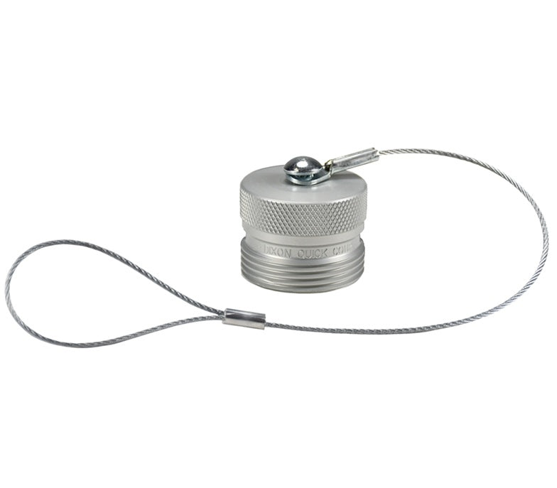4TDDP-A by Dixon Valve | Hydraulic Quick Disconnect Coupling | TD-Series | 15K Dust Plug | Fits 1/2" Body Size | 1/2" Male NPTF | Aluminum