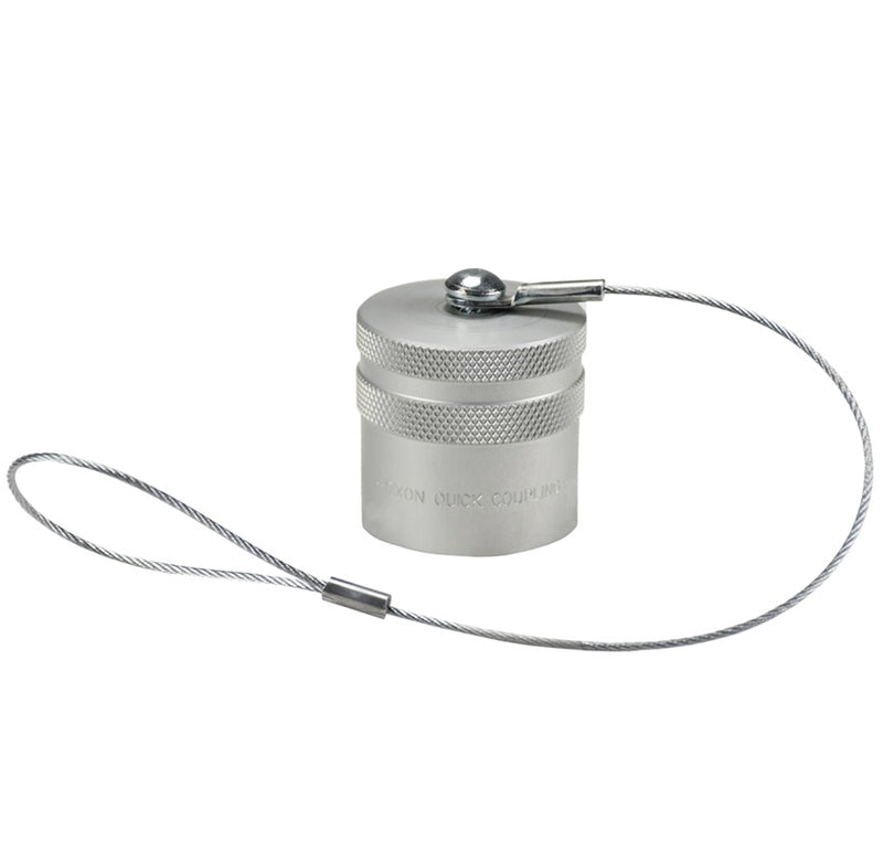TD4.5DC-A by Dixon Valve | Hydraulic Quick Disconnect Coupling | TD-Series | 20K Dust Cap | Fits 1/2" Body Size | 9/16" Male MP | Aluminum