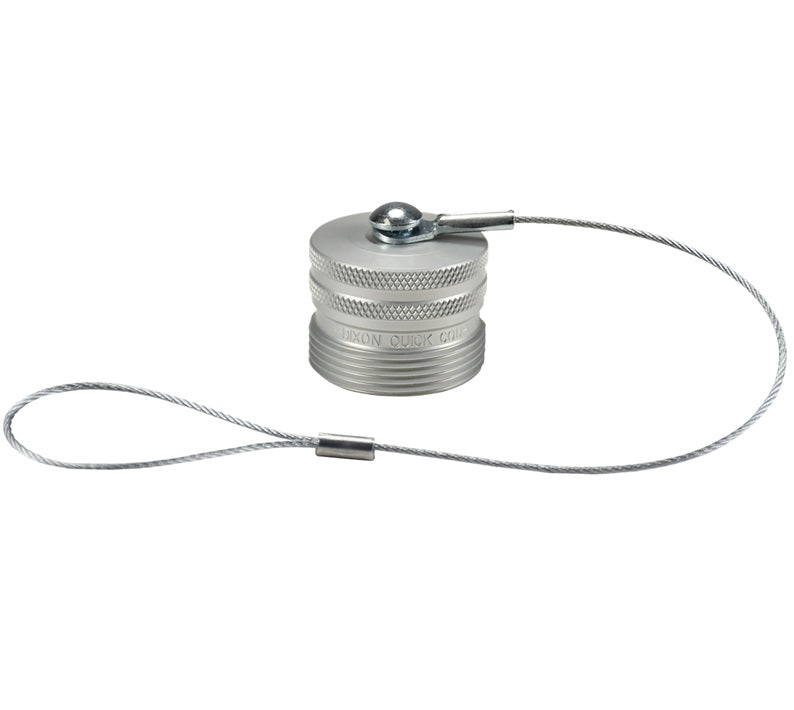 4.5TDDP-A by Dixon Valve | Hydraulic Quick Disconnect Coupling | TD-Series | 20K Dust Plug | Fits 1/2" Body Size | 9/16" Male MP | Aluminum