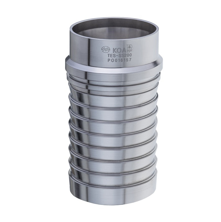 TES-SS150 by Kuriyama | TES-SS Series | Sanitary Crimp Hose Fitting | 1-1/2" Tube End x 1-1/2" Hose Barb | 316 Stainless Steel