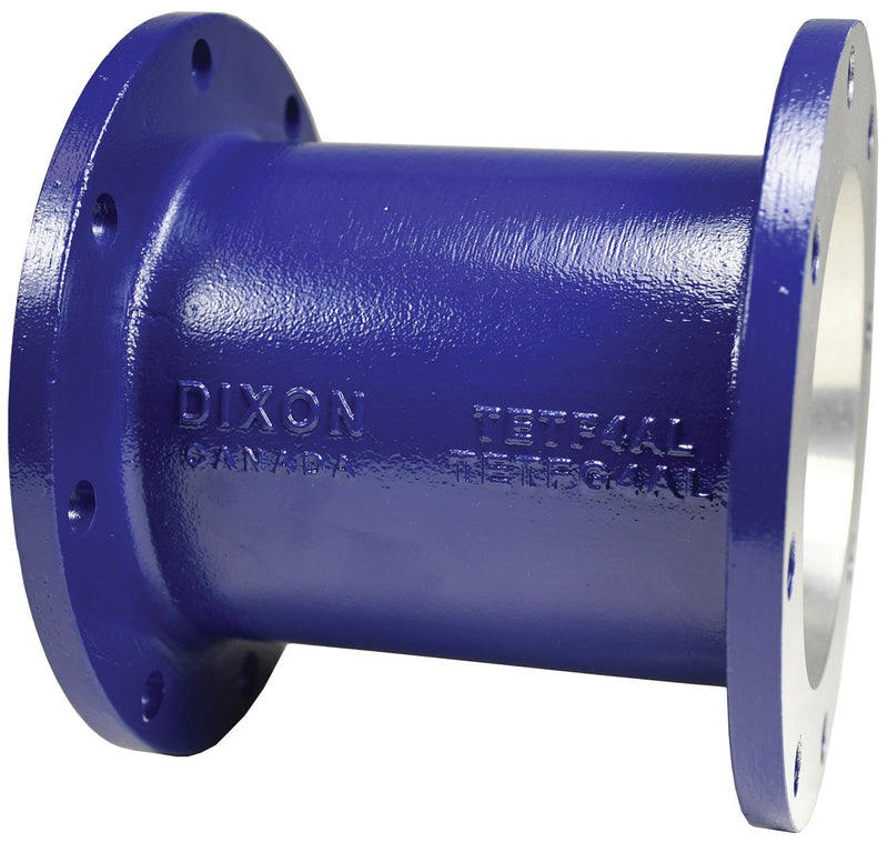 TETF4AL-B by Dixon Valve | TTMA Flange Extension | 4" Size | Blue | Powder Coated Aluminum