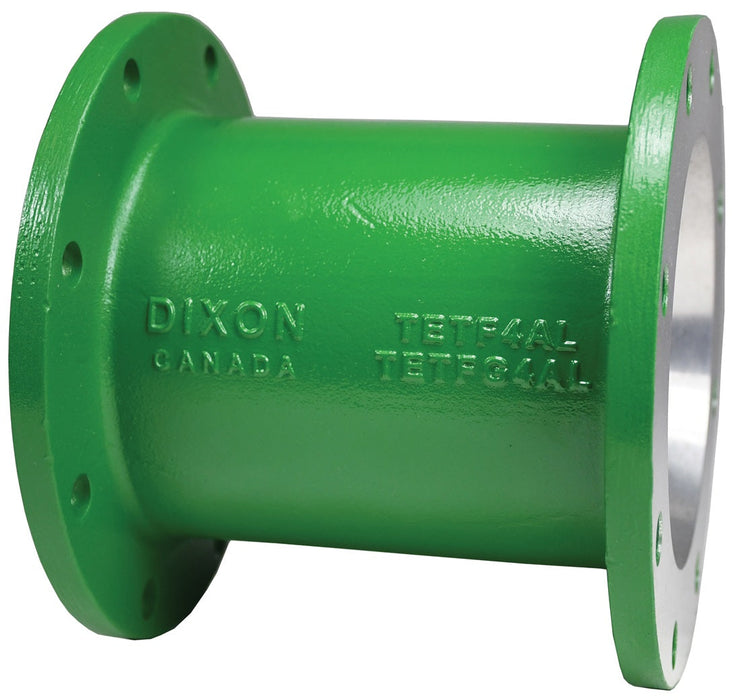 TETF4AL-G by Dixon Valve | TTMA Flange Extension | 4" Size | Green | Powder Coated Aluminum