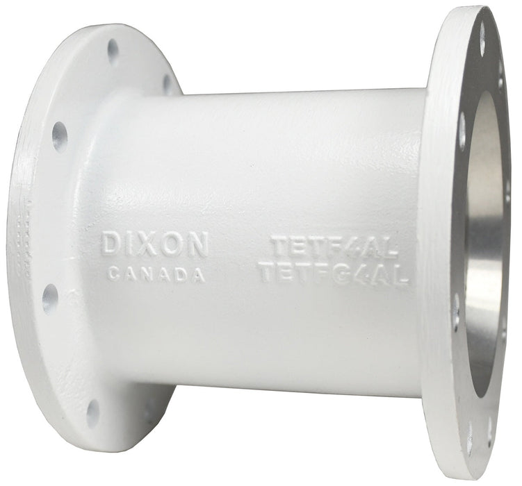 TETF4AL-W by Dixon Valve | TTMA Flange Extension | 4" Size | White | Powder Coated Aluminum