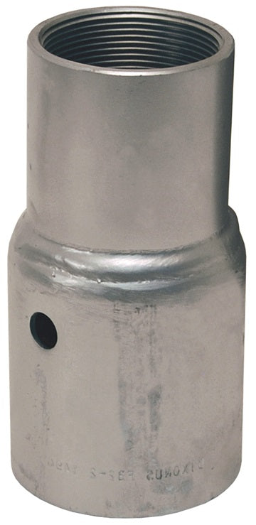 TF32WF2-80 by Dixon Valve | Holedall® External Swage Stem | Female End | Tubular Type | 2" Female NPT | Hose OD: From 2-41/64" to 2-48/64" | Plated Carbon Steel