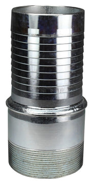 TM128-42 by Dixon Valve | Special Holedall® External Swage Stem | Use with F128-X Ferrule | Tubular Type | 8" Male NPT x 8" Hose ID | Plated Carbon Steel