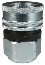 4TRF4 by Dixon Valve | Hydraulic Quick Disconnect Coupling | TR-Series | 1/2" Female NPTF x 1/2" European Interchange | Socket | Nitrile Seal | Steel