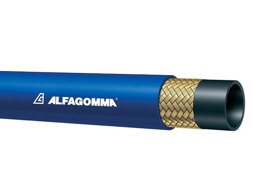TR1HT-08 Alfagomma by Kuriyama | TR1HT Evolution Series | SAE J517 100R1 | High Temp Hydraulic Hose (Up to +300°F) | 1-Wire Braid | 1/2" ID | 0.78" OD | 2320 PSI