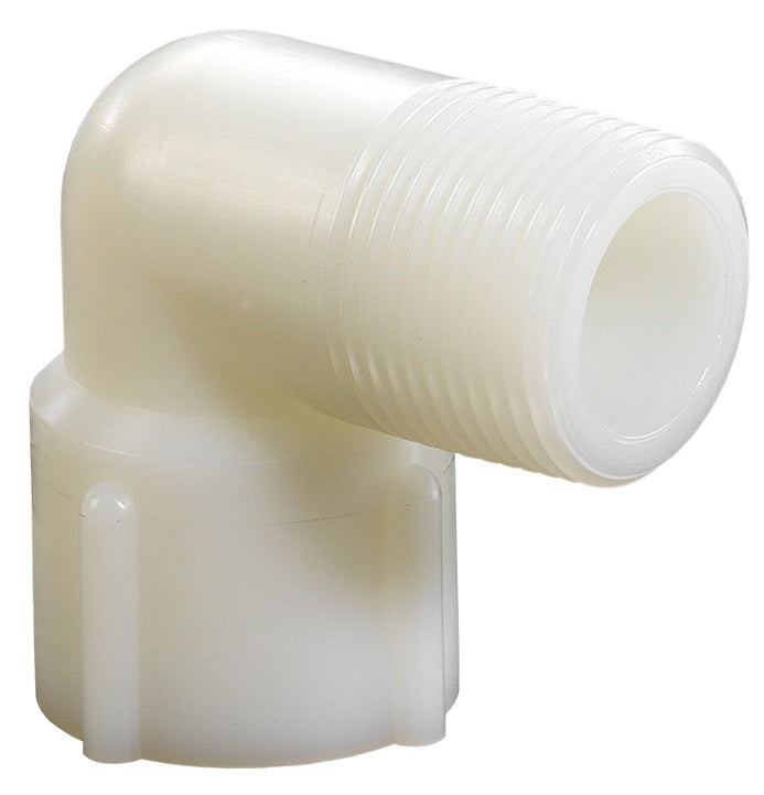 TSE66 by Dixon Valve | Tuff-Lite® | Street Elbow | 90° Elbow | 3/4" Female NPT x 3/4" Male NPT | Nylon