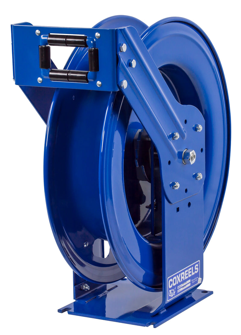 TSHL-N-4100 by Coxreels | T Series | 300 PSI Spring Driven Hose Reel for Air, Water & Oil | 1/2" Hose ID, 1/2" FNPT Inlet | Steel | 100ft Capacity, Hose Not Included