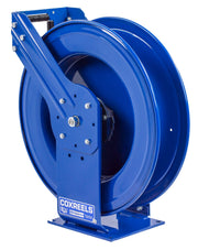 TSHL-N-3100 by Coxreels | T Series | 300 PSI Spring Driven Hose Reel for Air, Water & Oil | 3/8" Hose ID, 3/8" FNPT Inlet | Steel | 100ft Capacity, Hose Not Included