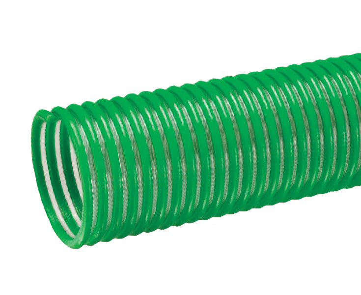 MULCH-LT400X100 Kuriyama Tigerflex MULCH-LT Series Heavy Duty Low Temperature PVC Material Handling Hose - 4" - 100ft