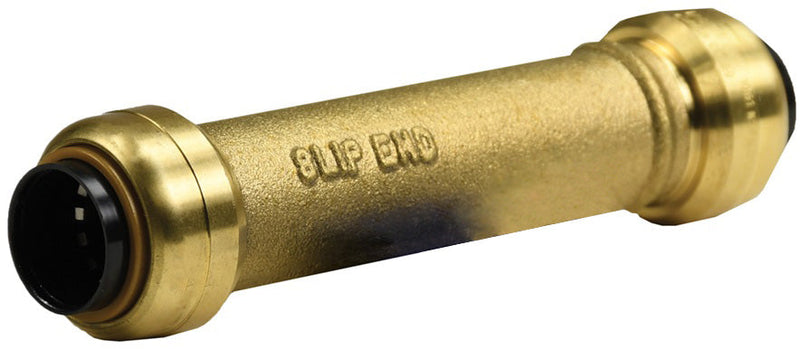 U3016 by Dixon Valve | Tectite™ by Apollo® | Push to Connect Fitting | Slip Coupling | For Copper Pipe Only | 3/4" Tube Size x 3/4" Tube Size | Forged Brass