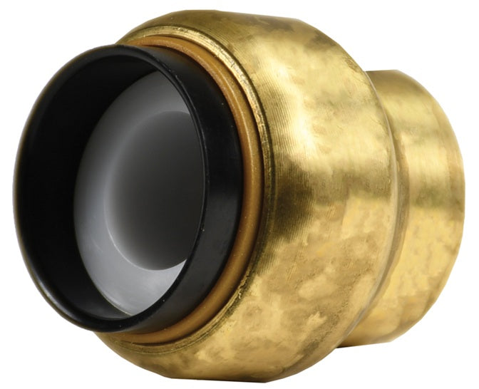 U514 by Dixon Valve | Tectite™ by Apollo® | Push to Connect Fitting | End Stop | 1/2" Tube Size | Forged Brass