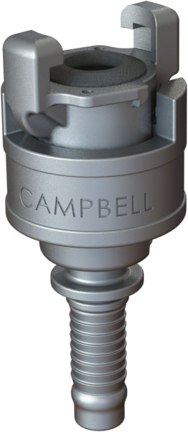 ULH-2 by Campbell Fittings | UNIVERSALOCK™ Coupling | 1/2" Hose End | Straight | Ductile Iron | Pack of 10