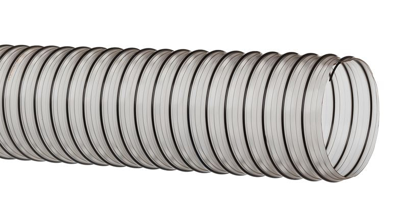 UREH-CL1000X25 FLEXAIR™ by Kuriyama | Urevent™ HD Clear | UREH-CL™ Series | Heavy Duty, Food Grade Polyurethane Ducting / Material Handling Hose | 10" ID | 10.37" OD | 25ft Length