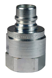 V2F2 by Dixon Valve | Hydraulic Quick Disconnect Coupling | V-Series | 1/4" Female NPTF x 1/4" MIL-C-51234 Valved | Plug | Steel