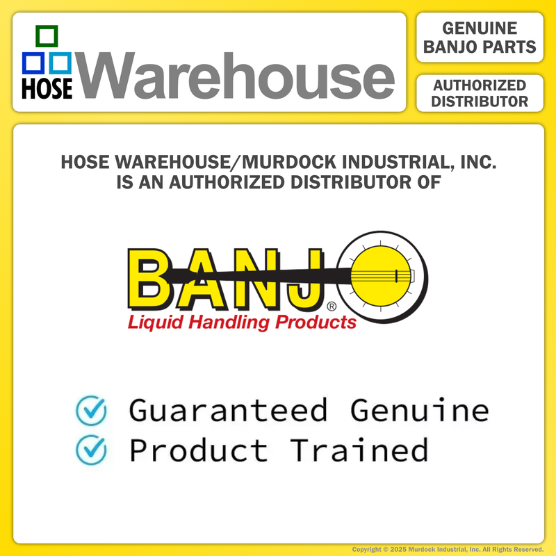V075 by Banjo | 4 Bolt Ball Valve | Full Port | 3/4" Female NPT x 3/4" Female NPT | Opening Thru Ball: 3/4" | 300 PSI | Polypropylene