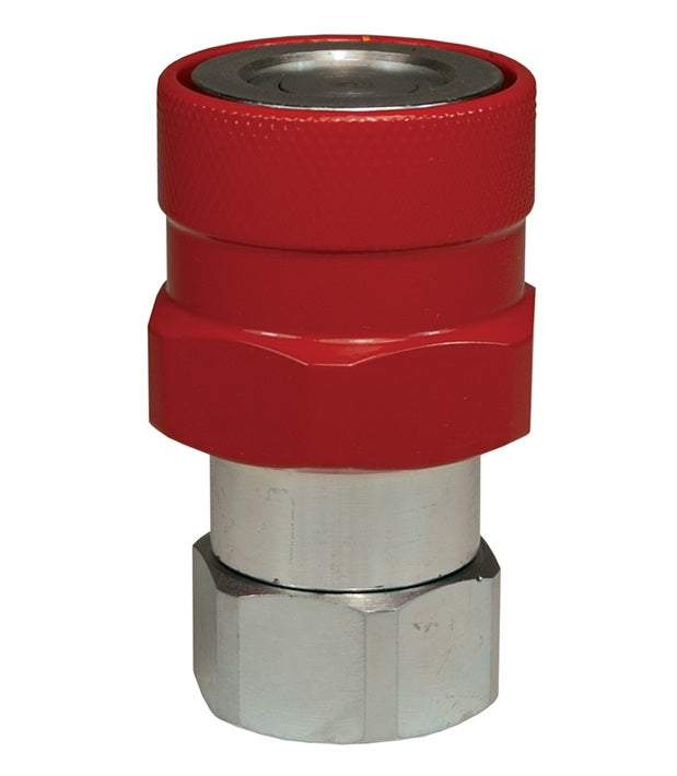 10VEPF10-BOP by Dixon Valve | Hydraulic Quick Disconnect Coupling | VEP-BOP-Series | 1-1/4" Female NPTF x 1-1/4" Blowout Preventer Safety End | Socket | FKM Seal | Steel