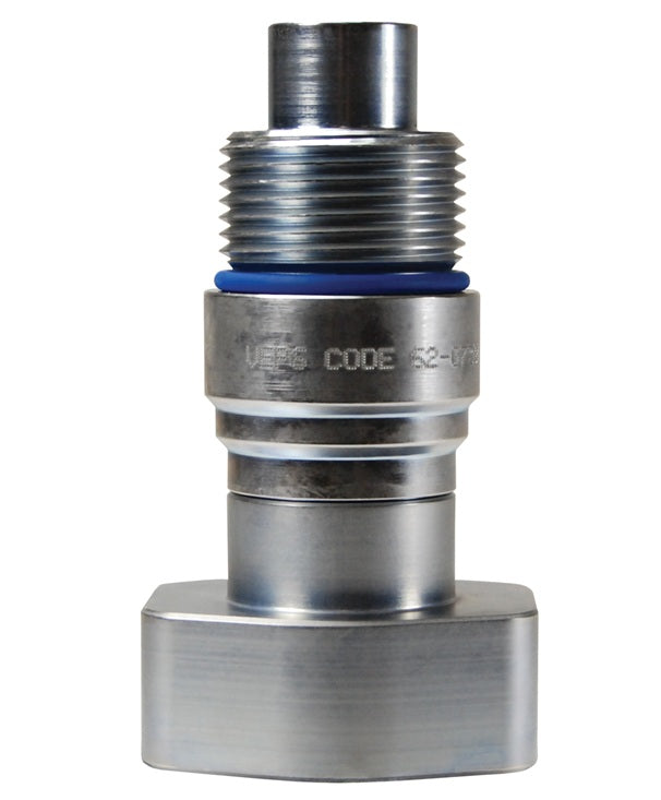 VEP6FP6 by Dixon Valve | Hydraulic Quick Disconnect Coupling | VEP-Series | 3/4" Code 62 Flange Pad x 3/4" Body Size | Plug | Steel