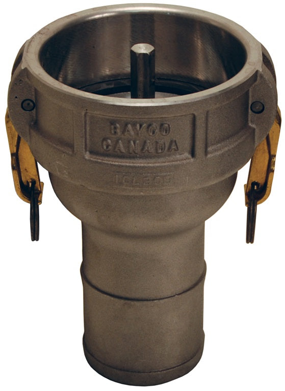 VR4030CS-AL by Dixon Valve | Vapor Recovery Coupler with Probe | Poppet | 4" Coupler x 3" Hose Shank | Aluminum