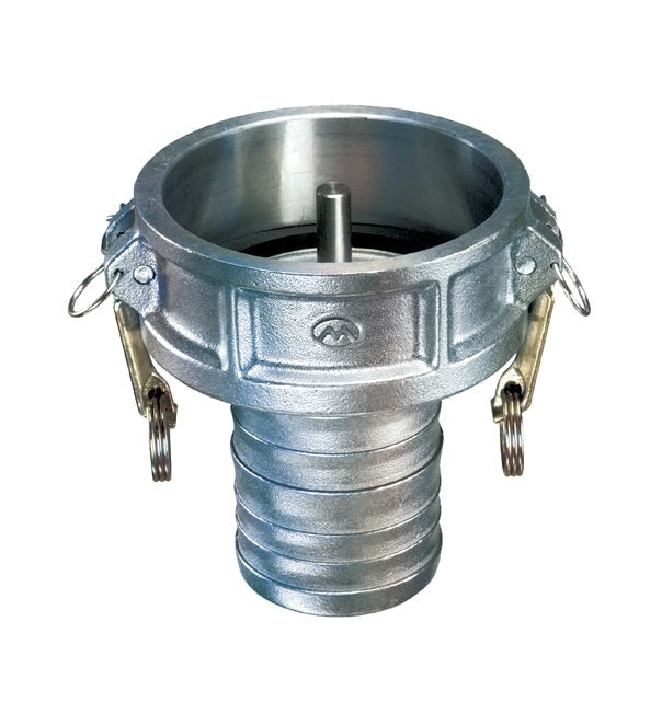 VRP-A4030 by Kuriyama | VRP-A Series | Part C | Vapor Recovery Cam & Groove Fitting | with Probe | 4" Coupler x 3" Hose Barb | Aluminum