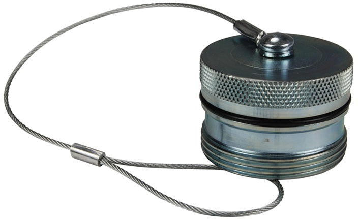 12WDP by Dixon Valve | Hydraulic Quick Disconnect Coupling | W-Series | Wingstyle Interchange Rigid Dust Plug | Fits 1-1/2" Body Size | Steel