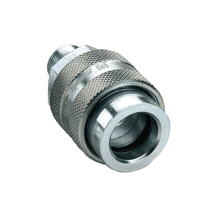 WA5652700 Hansen® by Danfoss | Quick Disconnect Coupling | W56000 Series | 3/8" Male NPT x 3/8" High Pressure | Socket | NBR Seal | Steel