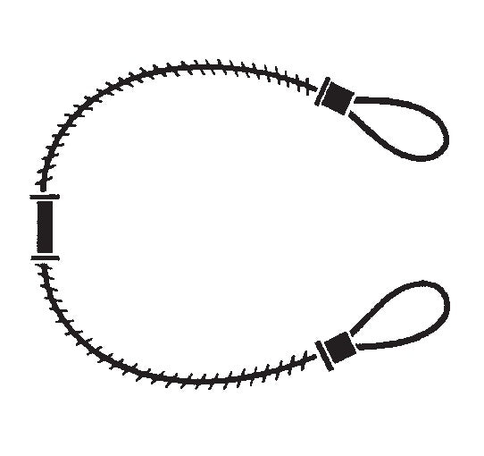 WC-4 by Campbell Fittings | Whip Chek Safety Cable | 4" Hose ID Range