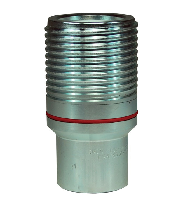 WS8F8-SS-BOP by Dixon Valve | Hydraulic Quick Disconnect Coupling | WS-BOP-Series | 1" Female NPTF x 1" Heavy-Duty Wingstyle Blowout Preventer Safety End | Plug | 316 Stainless Steel