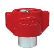 12WSF12-BOP by Dixon Valve | Hydraulic Quick Disconnect Coupling | WS-BOP-Series | 1-1/2" Female NPTF x 1-1/2" Heavy-Duty Wingstyle Blowout Preventer Safety End | Socket | FKM Seal | Steel